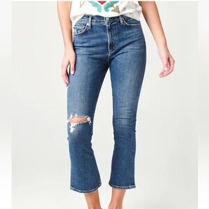CITIZENS OF HUMANITY DEMY CROPPED COMFORT STRETCH BOOT JEANS SIZE 27